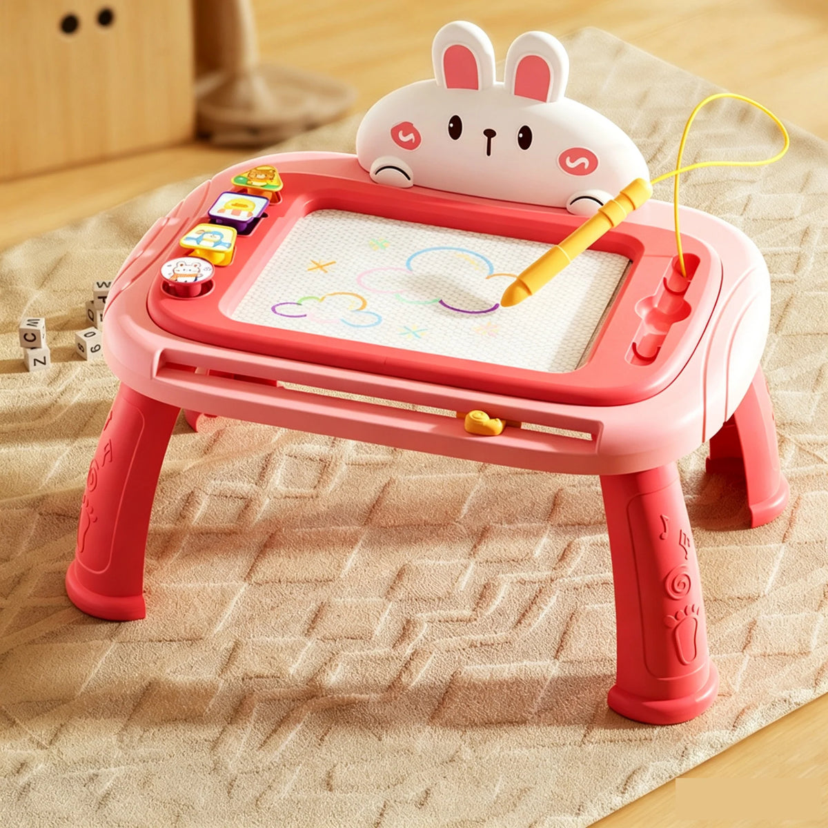 ⏳Time-Limited Special ⏰✨ Kids Magnetic Drawing Board — Pen & 4 Stamps Included 📢