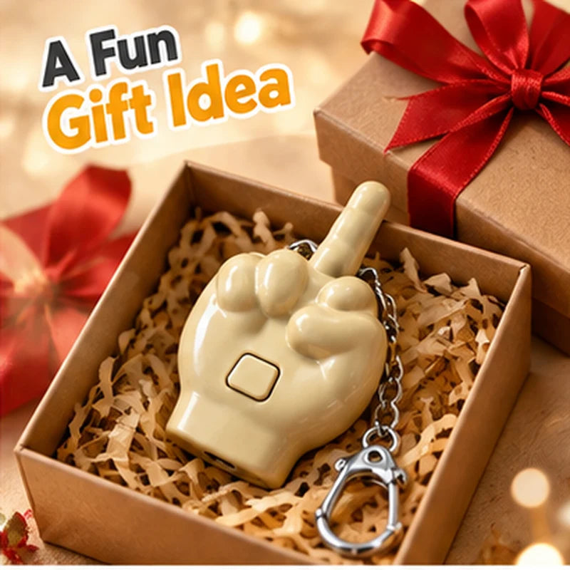 Funny Gesture Keychain Phone Stand