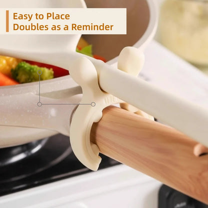 🍳✨ Silicone Pot Handle Spatula Rack – Keep Cooking Utensils Clean & Within Reach