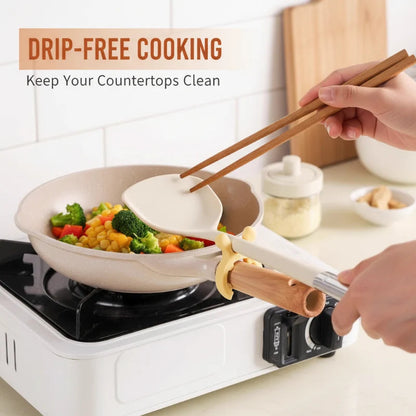 🍳✨ Silicone Pot Handle Spatula Rack – Keep Cooking Utensils Clean & Within Reach