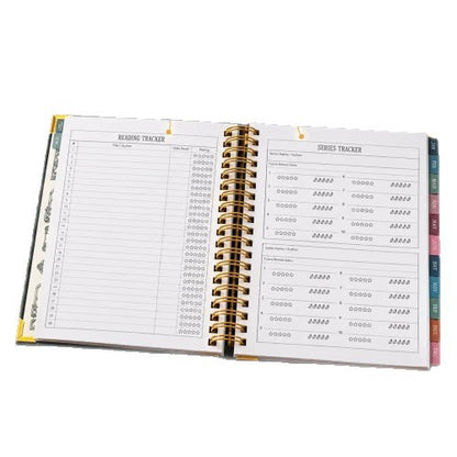 Midnight Study Hardcover Reading Planner for Book Lovers