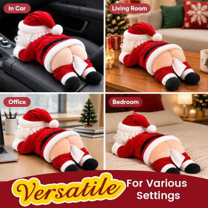 🔥 50% OFF-😂Funny Santa Butt Tissue Box