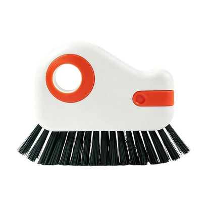 🪟 2-in-1 Window Track Brush – Stiff Bristles with Built-In Scraper