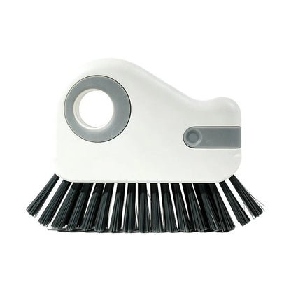 🪟 2-in-1 Window Track Brush – Stiff Bristles with Built-In Scraper