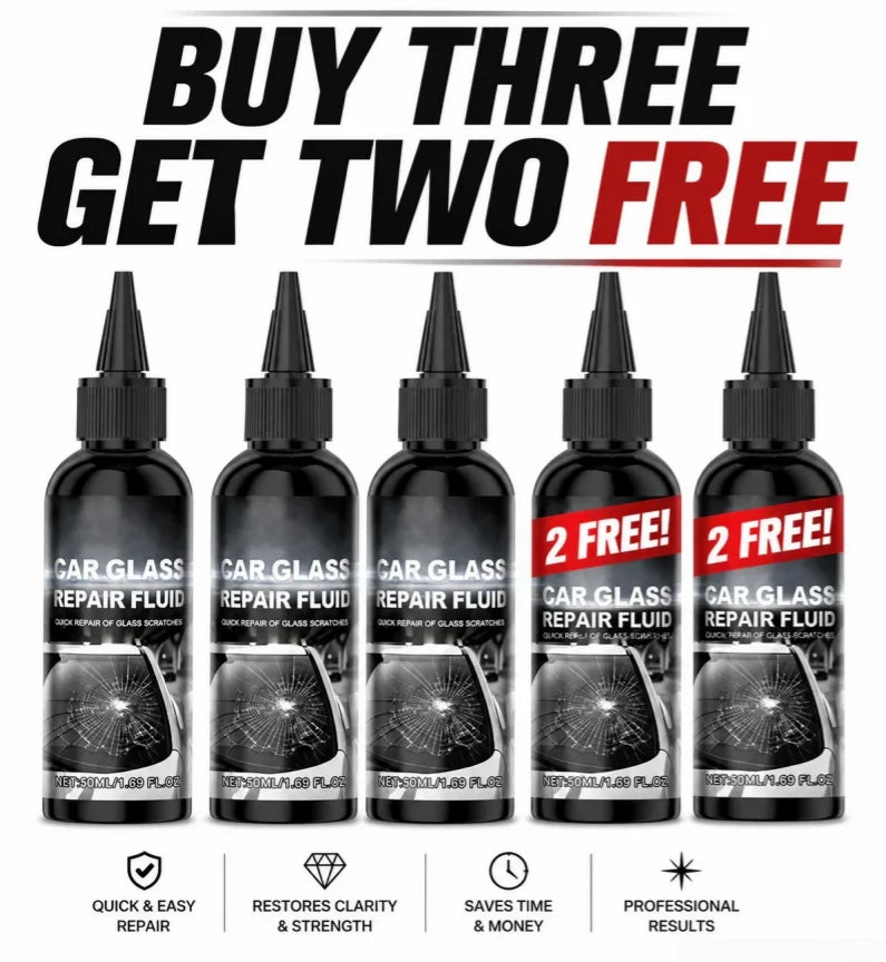 🔥Buy 2 Get 1 Free✨Fast-Acting Windshield Crack & Chip Repair Kit