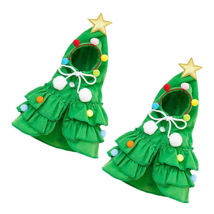 📢📢50% OFF !! ⏰Christmas Tree Pet Cape Cloak for Cats & Dogs