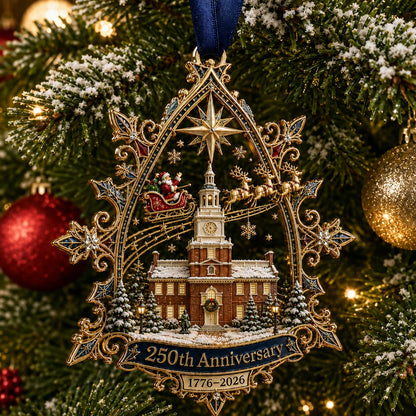 🔥250th Anniversary: Santa Flying Over the White House on a Snowy Night