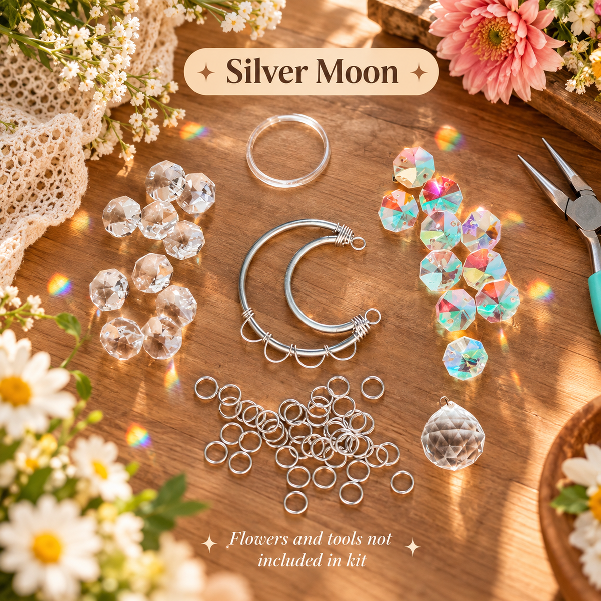 🌈✨ DIY Rainbow Suncatcher Kit – Create Your Own Sparkling Sun Catcher ☀️
