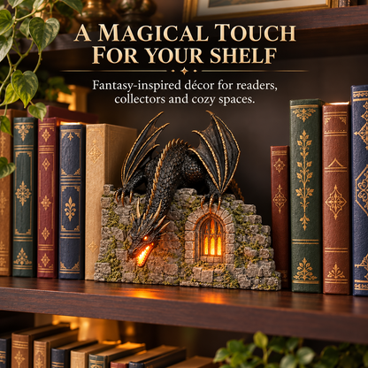 🔥🐉 Dragonfire Mist Humidifier – Glowing Fantasy Castle Decor