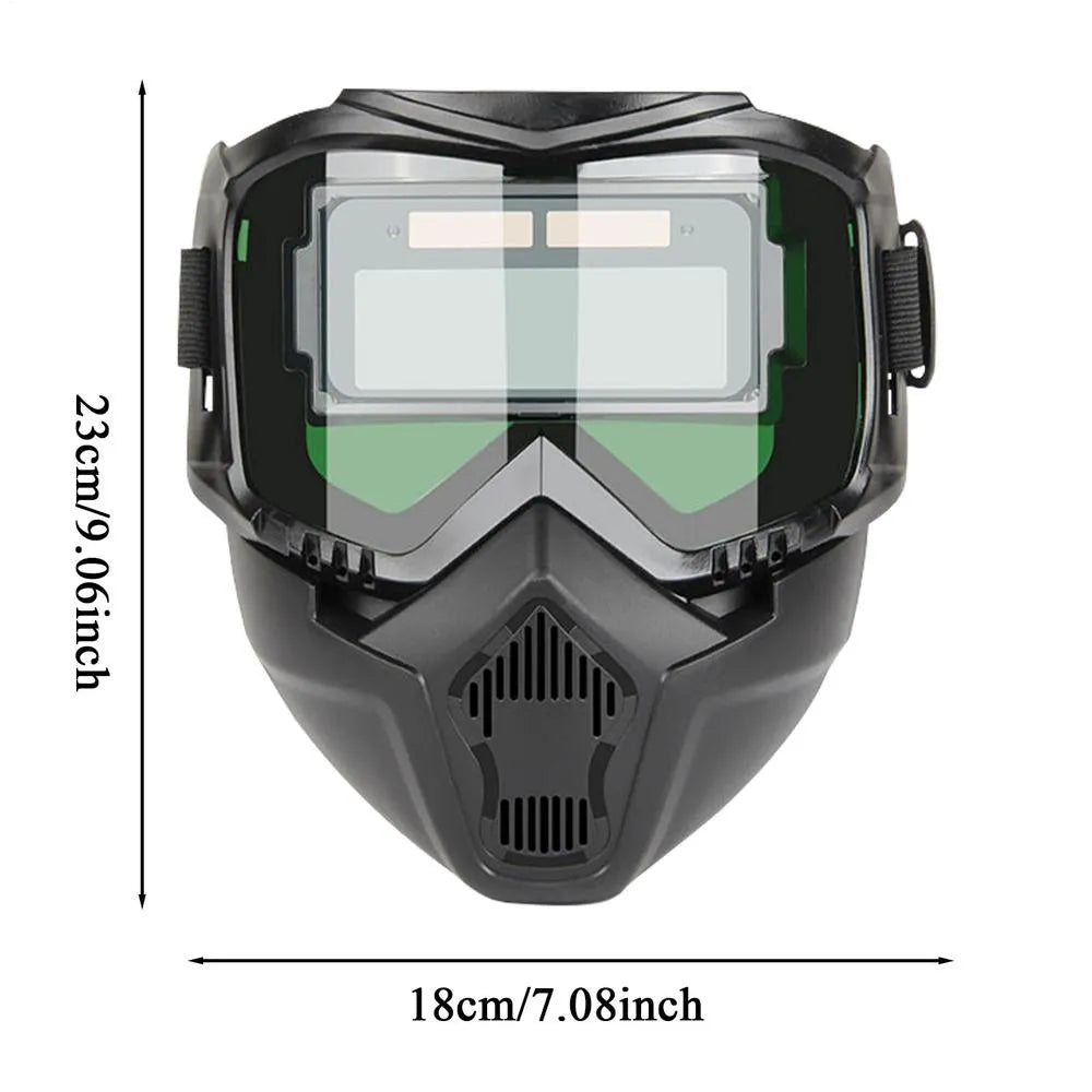 ⚡🛡️ Auto-Darkening Welding Helmet with Quick-Response Lens – 1 Pack