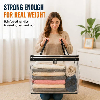 🎁Transparent Large-Capacity Storage Bag