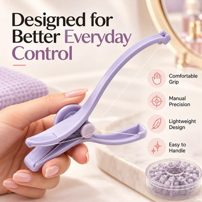 Eyebrow Threading Tool 💜 – Precise Facial Hair Removal at Home