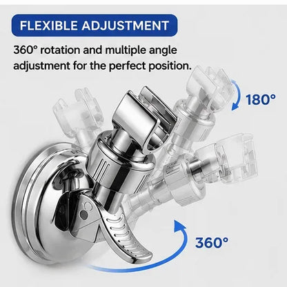 Adjustable shower head holder