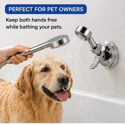 Adjustable shower head holder