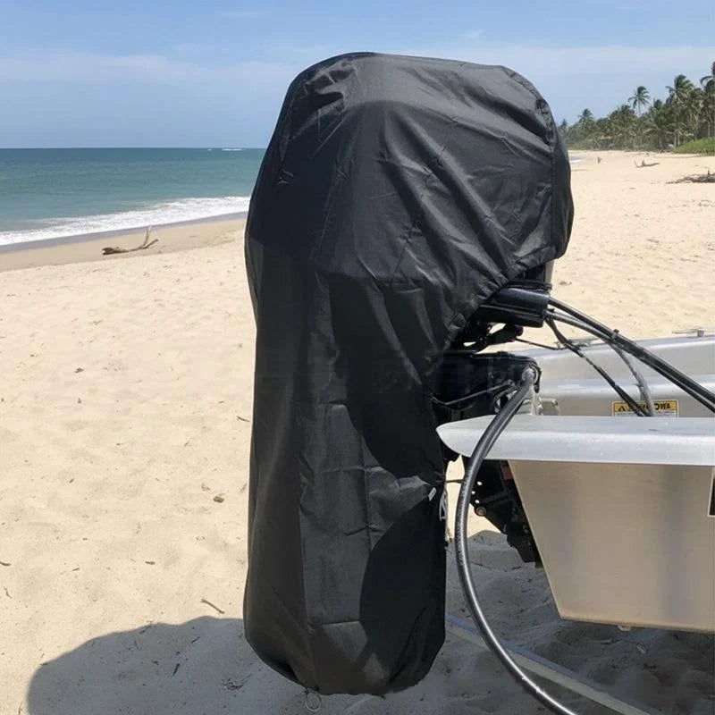 🚤 420D Oxford Outboard Motor Cover – Weather-Resistant Protection Against Rain, Sun & Dust 🛡️