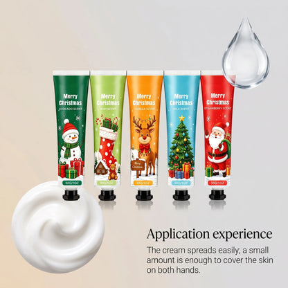 🎄 Christmas Scented Hand Cream Gift Set – Moisturizing Hand Care