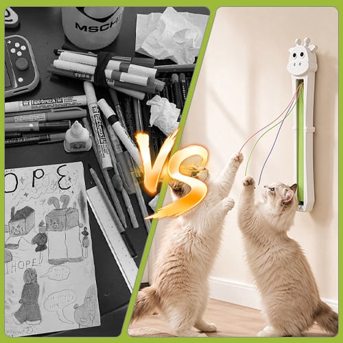 Automatic Interactive Cat Rope Toy