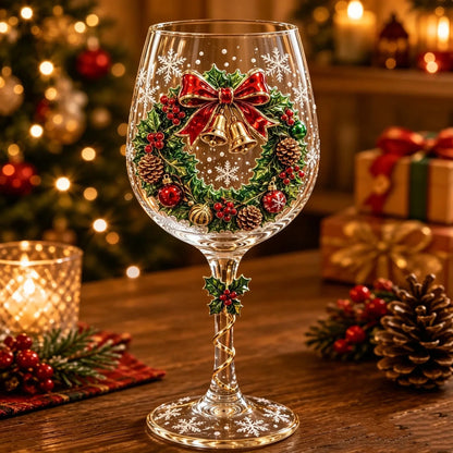 🎅Limited Edition🎄 Christmas Hosting Essential | 6-Piece Festive 3D Wine Glass Gift Set