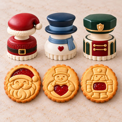🔥Limited time 50% OFF -🍓🍪 Christmas Jam Cookie Press – Make Adorable Holiday Cookies at Home!