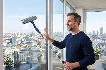 💦 Say Goodbye to Streaks! Dual-Sided Window Cleaning Tool