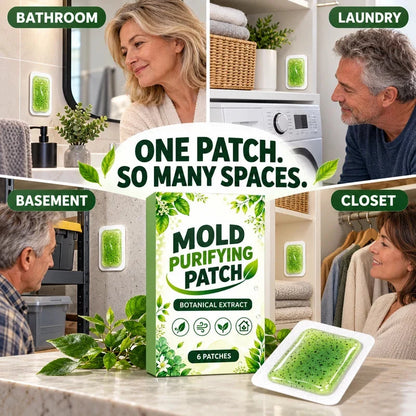 🧪6 Pcs Botanical Mold Removal Patches – Long-Lasting Damp Area Care
