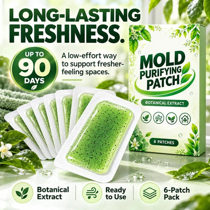 🧪6 Pcs Botanical Mold Removal Patches – Long-Lasting Damp Area Care