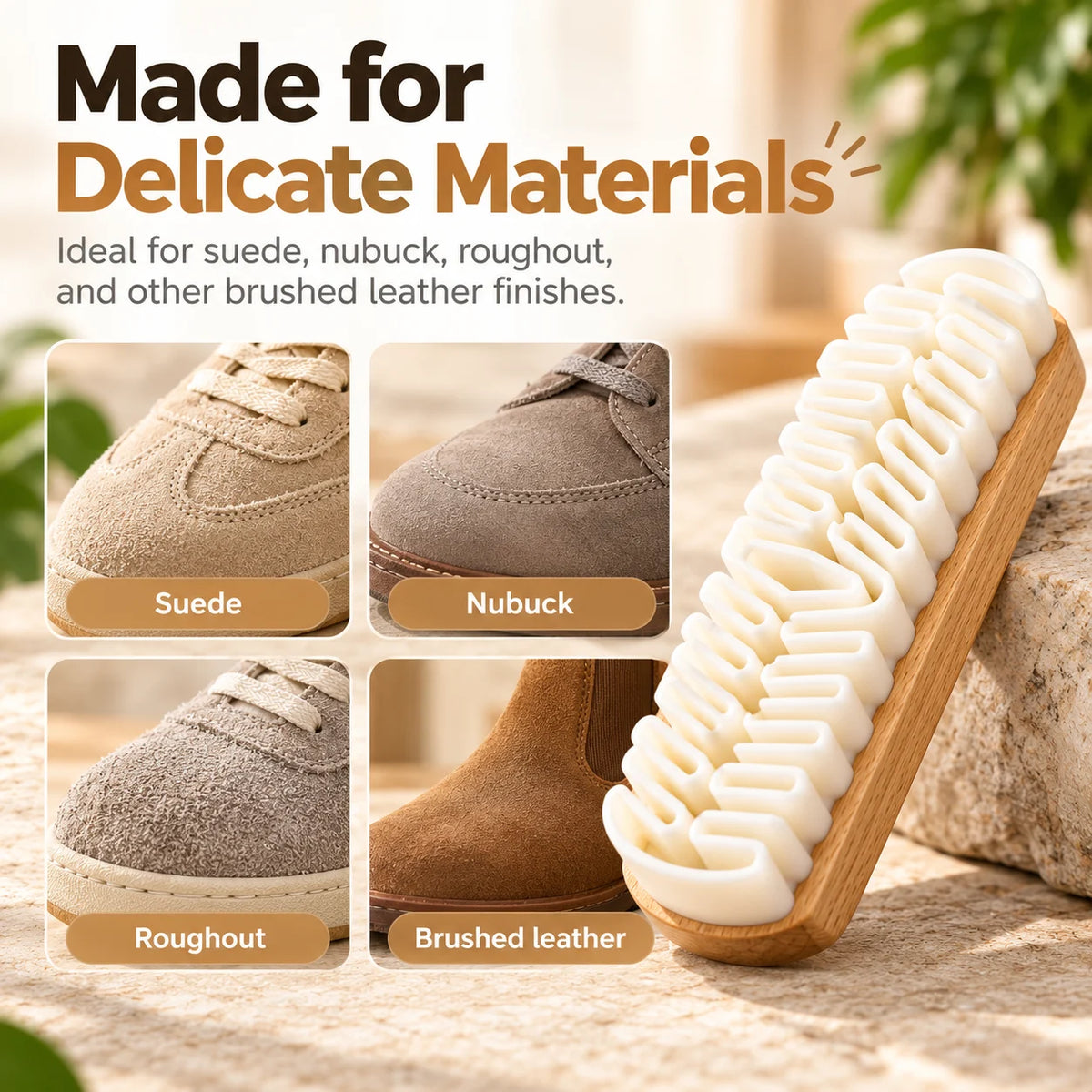 👟 Suede Shoe Cleaning Brush – Everyday Care with Bonus Cleaner