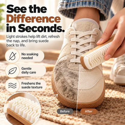 👟 Suede Shoe Cleaning Brush – Everyday Care with Bonus Cleaner