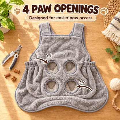 🐱 Paw-Access Cat Grooming Apron – Simple At-Home Nail Care