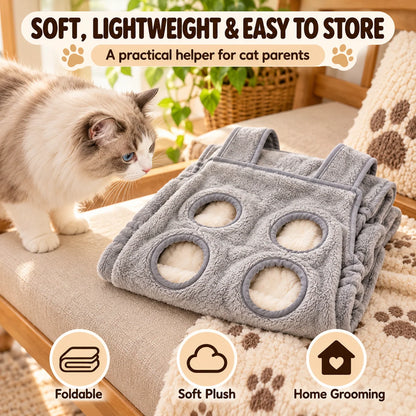 🐱 Paw-Access Cat Grooming Apron – Simple At-Home Nail Care