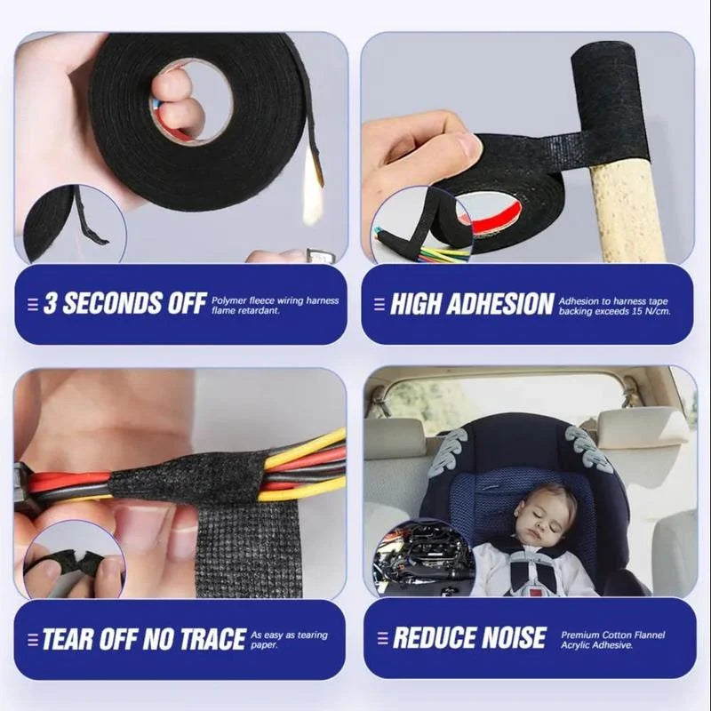 15M Electrical Insulation Tape ⚡ – Flexible Wire Wrapping Roll