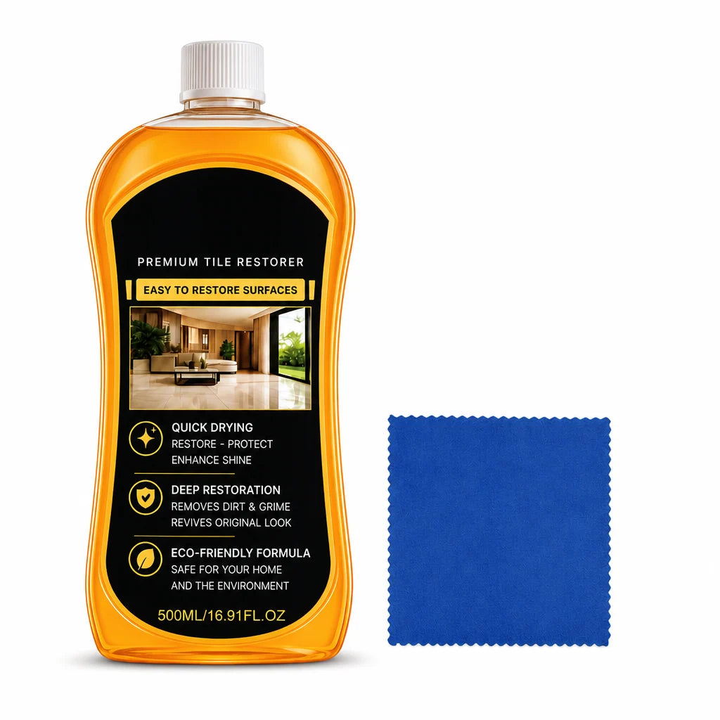 Tile and Floor Refurbishing Cleaner for Scratch Removal and Maintenance