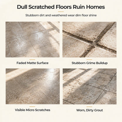 Tile and Floor Refurbishing Cleaner for Scratch Removal and Maintenance