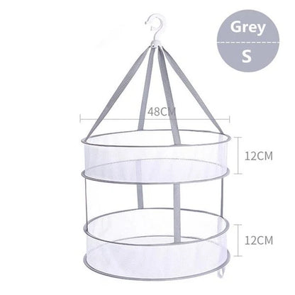 🧺 Foldable Double-Layer Laundry Basket – Easy Sorting & Space-Saving Storage