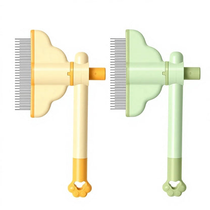 2-Pack Self-Cleaning Pet Grooming Combs 🐾 – Easy Fur Removal