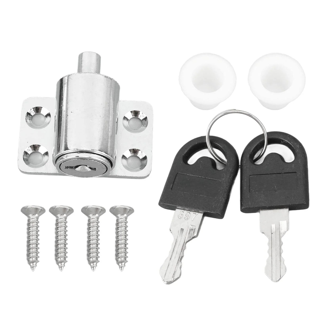 🔒 Keyed Sliding Window & Door Lock – Home Security Latch