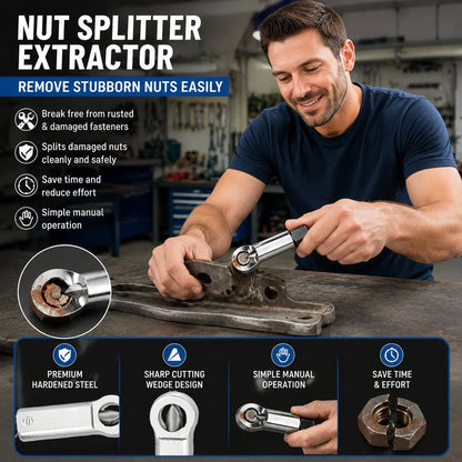 Heavy-Duty Nut Splitter 🔩 – Remove Rusted & Seized Nuts