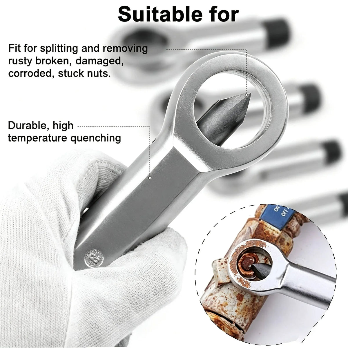 Heavy-Duty Nut Splitter 🔩 – Remove Rusted & Seized Nuts