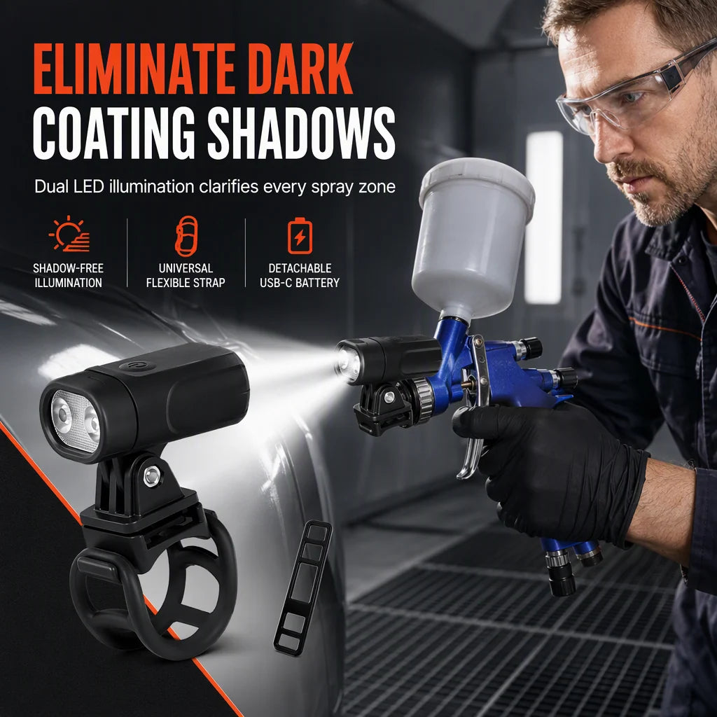 🎨 Lightweight LED-Guided Spray Gun – Smooth & Even Painting