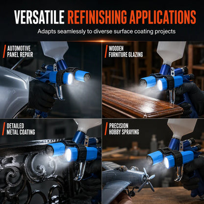 🎨 Lightweight LED-Guided Spray Gun – Smooth & Even Painting