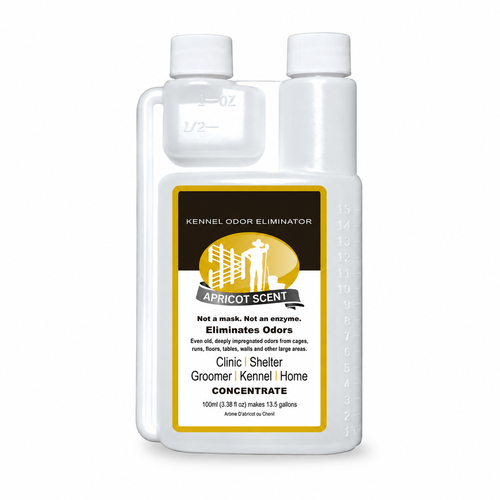 Kennel Odor Eliminator 🍑  Concentrate – Non-Enzymatic, Apricot & Fresh Scents for Tough Pet Odors