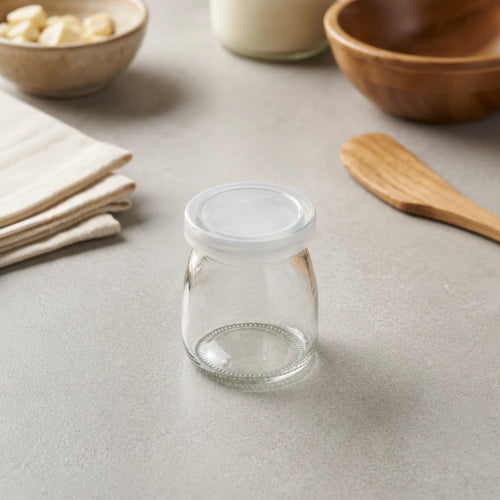 Glass Pudding Jar with Airtight Lid(100ml)