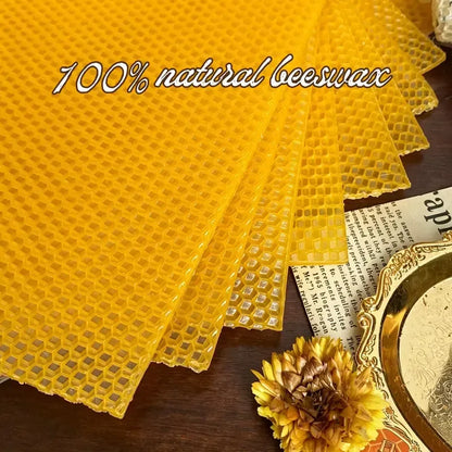 🍯🕯️ DIY Beeswax Candle Making Kit (12-Piece Set) – Create Your Own Cozy Glow!
