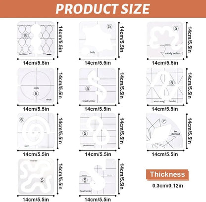🥰🥰 2026 Motion Garment Ruler Set (11 PCS)