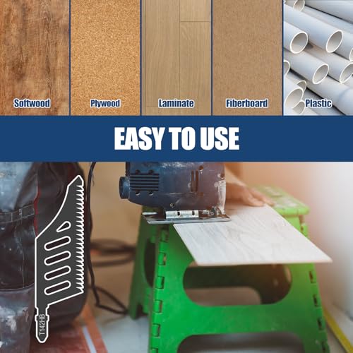 🪚 10-Pack T142HB Jigsaw Blades – 112mm Wood Cutting Set