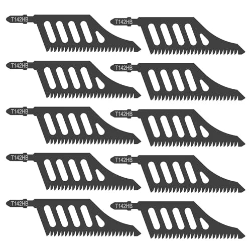 🪚 10-Pack T142HB Jigsaw Blades – 112mm Wood Cutting Set