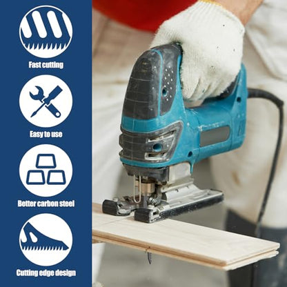 🪚 10-Pack T142HB Jigsaw Blades – 112mm Wood Cutting Set