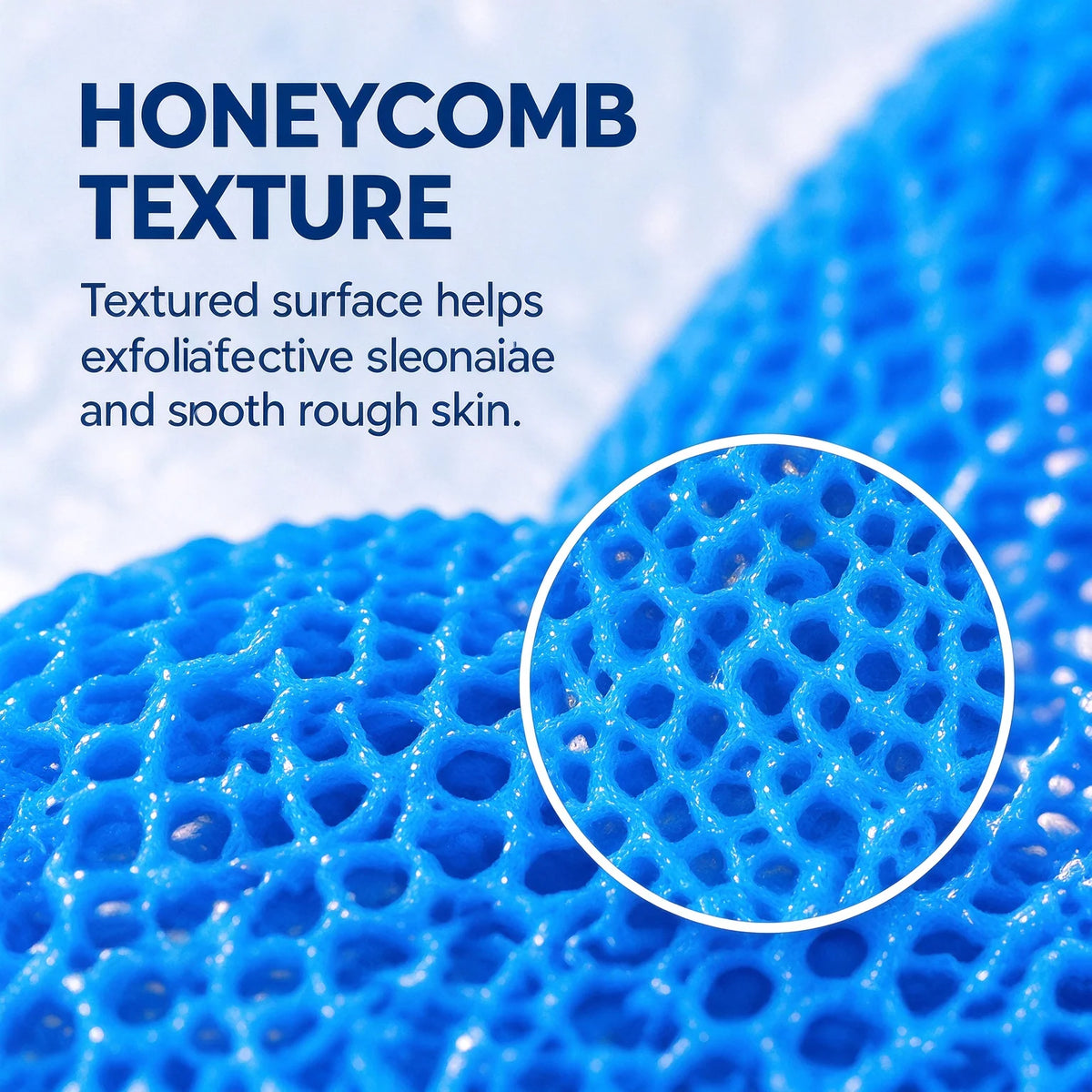 🧤 Honeycomb Mesh Shower Gloves – Exfoliating Body Scrub Mitts