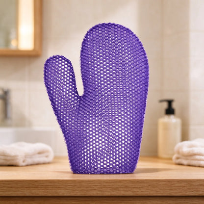 🧤 Honeycomb Mesh Shower Gloves – Exfoliating Body Scrub Mitts