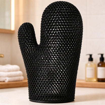 🧤 Honeycomb Mesh Shower Gloves – Exfoliating Body Scrub Mitts